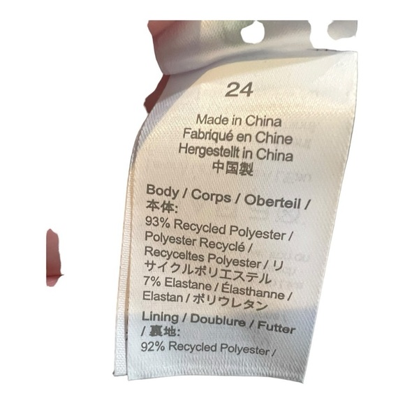 J.Crew Navy Textured Squareneck High Cut Leg One-Piece Swimsuit Size 24 NEW Plus - Picture 6 of 14